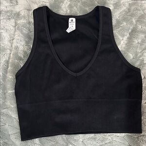 90 Degree By Reflex Black Crop Top